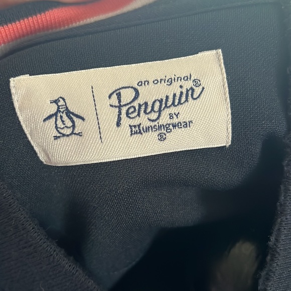 Original Penguin Zip Up Jacket polyester/cotton Size XL - Picture 10 of 12